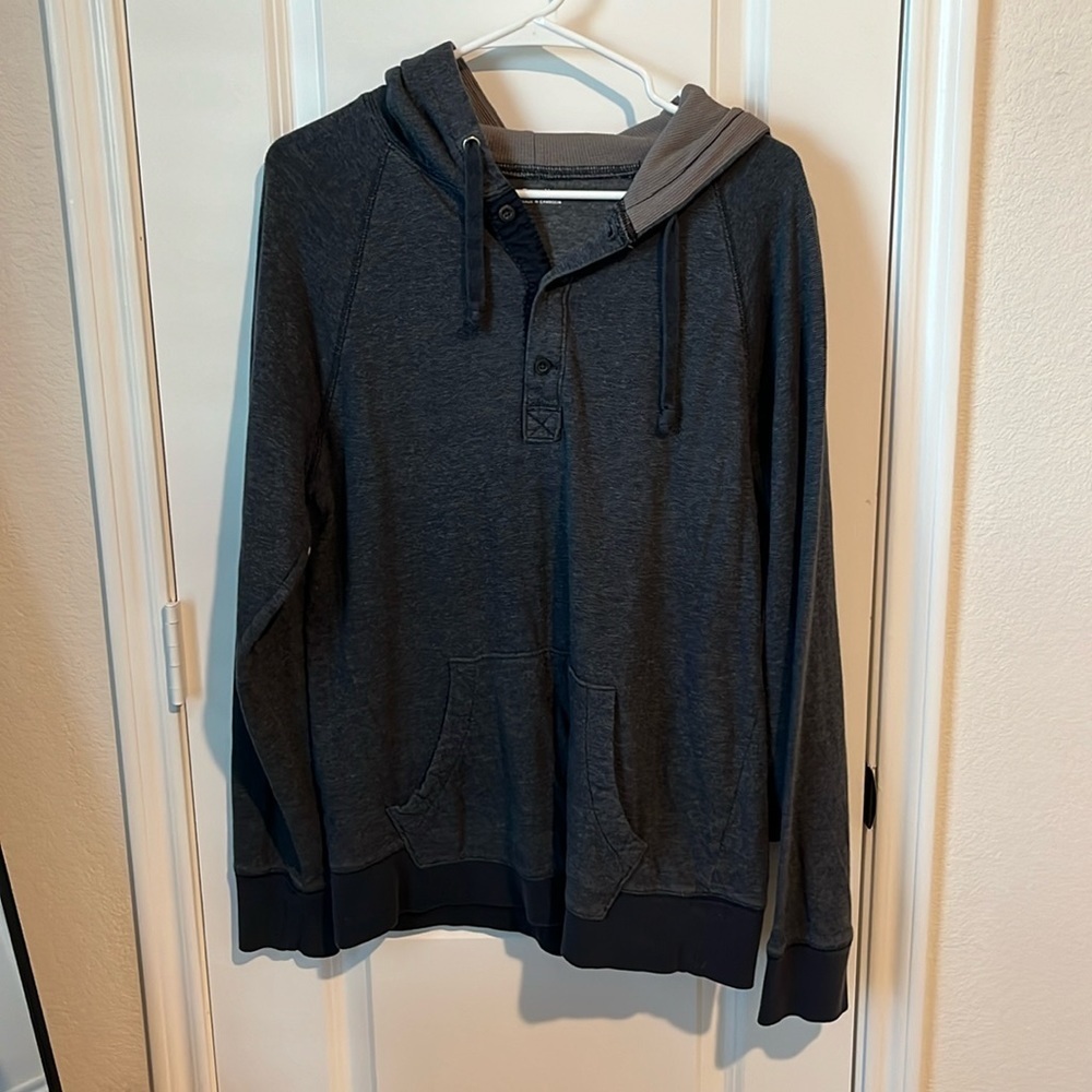 Mens Gap Pull Over Hoodie Shirt - M